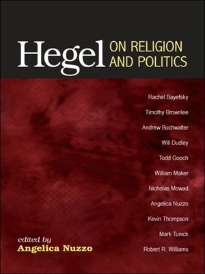 cover image of Hegel on Religion and Politics